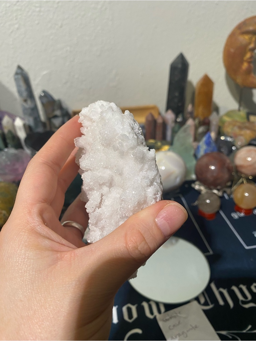White Cave Aragonite Cluster - Picture 8 of 16